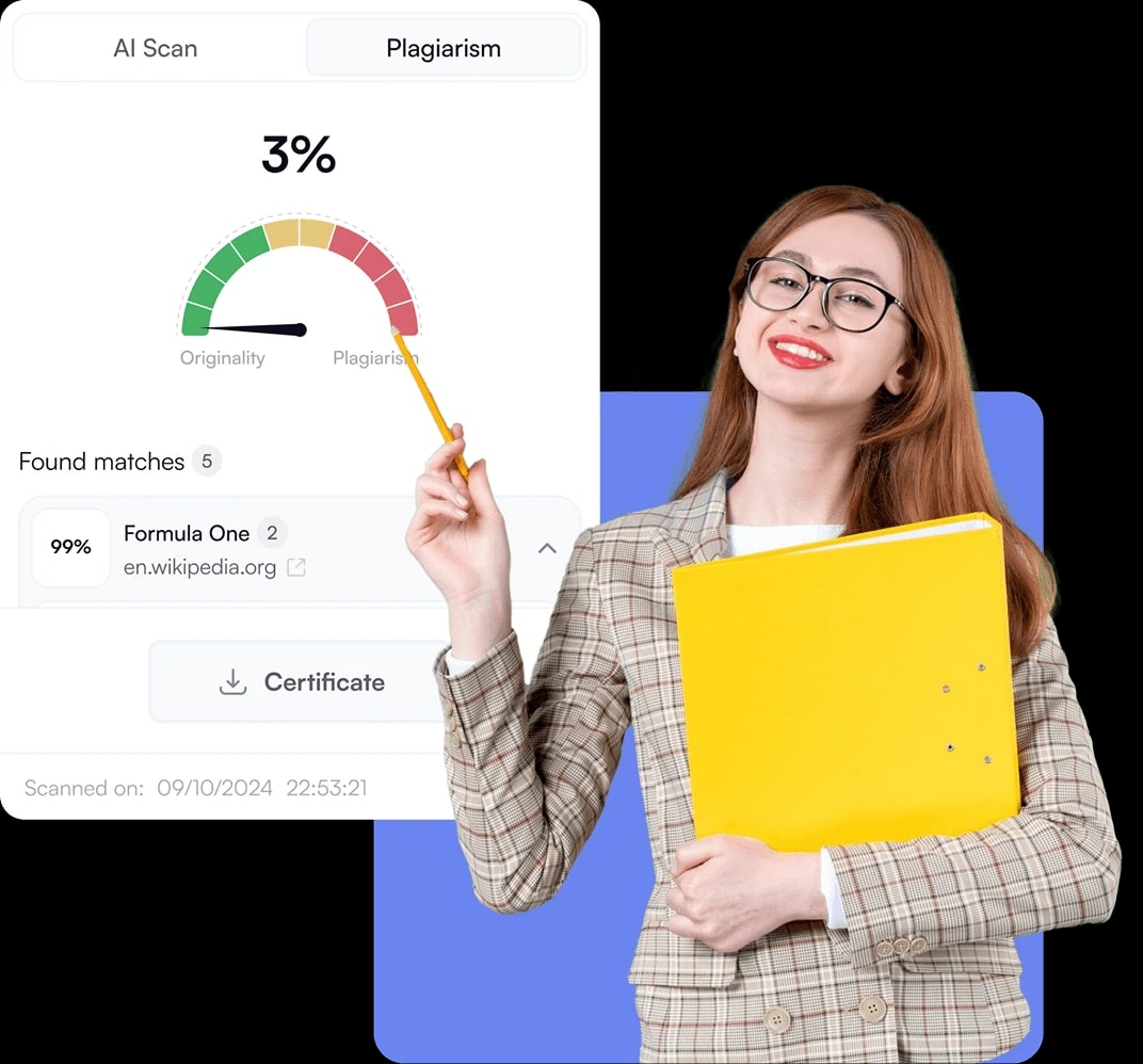AI detector for teachers — product illustration