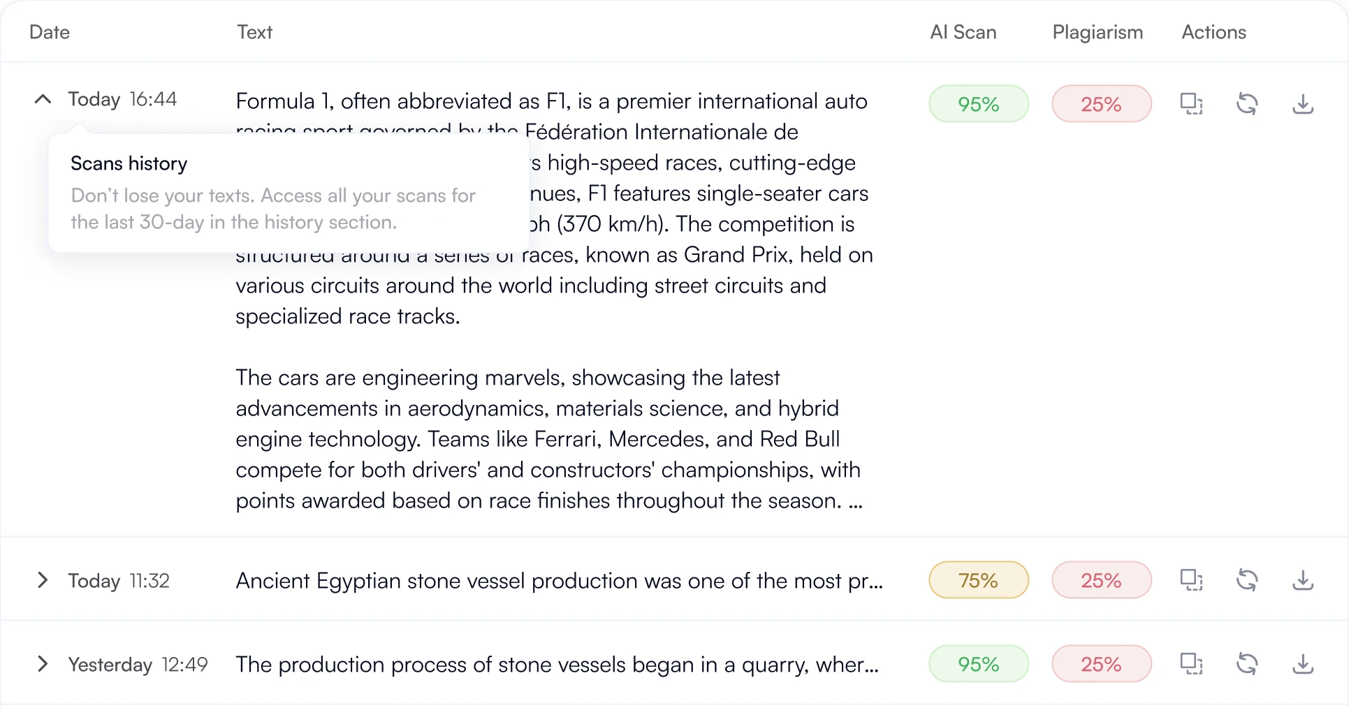 App feature screenshot