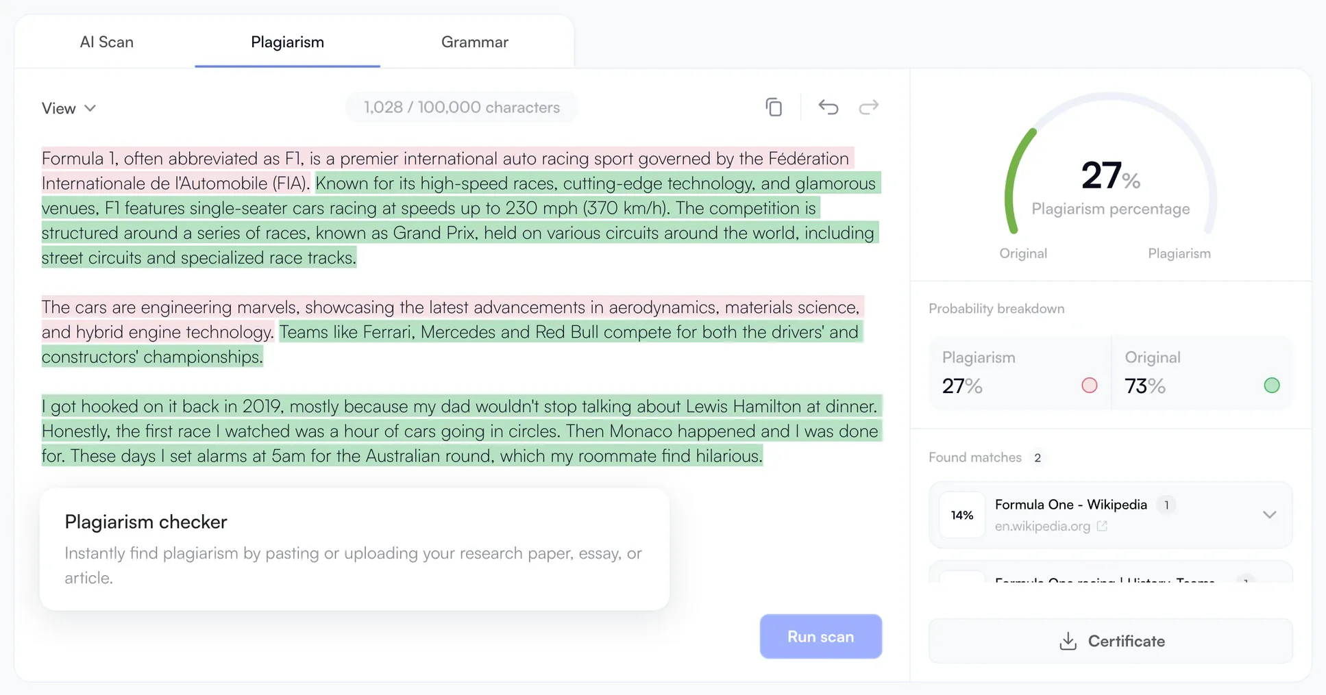 App feature screenshot